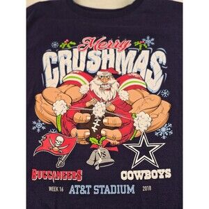2018 Dallas Cowboys Vs Tampa Bay Buccaneers Size Small Short Sleeve T-Shirt